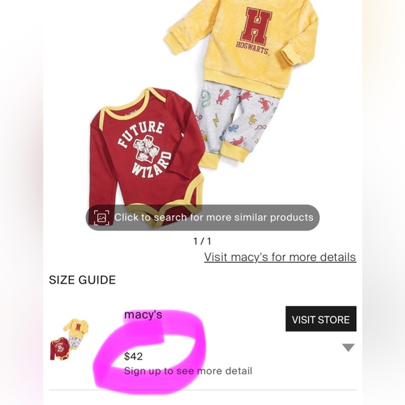 Happy Thteads Baby Boy Harry Potter Hogwarts Top Bodysuit and Pants/3 Piece Set - Picture 3 of 3